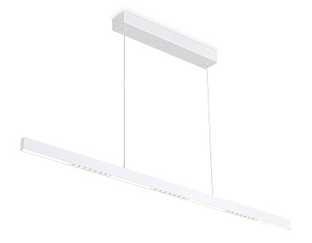 Ambrella Светильник подвесной светодиодный FL5831 WH белый 25W 3000K/4200K/6400K 1037*17.5*750 (без ПДУ)