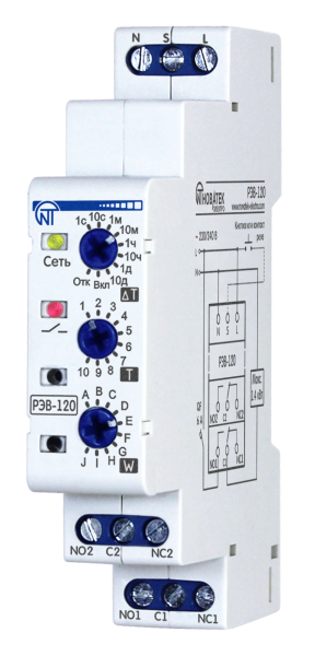 Новатек Реле времени РЭВ-120