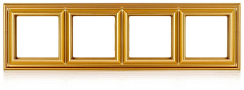JUNG EcoProfi DECO Золото Рамка 4-ая EPD484GO