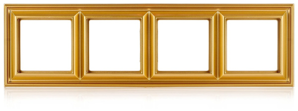 JUNG EcoProfi DECO Золото Рамка 4-ая EPD484GO