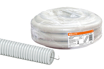 TDM Труба гофр.ПВХ d 16 с зондом (100 м) легкая SQ0401-0001