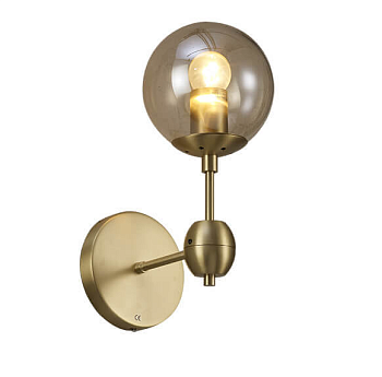 NEWPORT Бра, Brass Amber glass  5800 5801/A  20х13х30 cm E27 1х5W М0057178