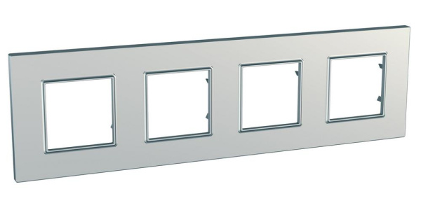 Купить SE Unica Quadro Серебро Рамка 4-ая MGU6.708.55