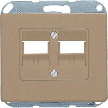 JUNG Крышка для модульных гнезд золотая бронза SL569-2NWEGB