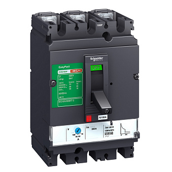 SE EasyPact CVS 100B Автоматический выключатель 25kA 3P 100A LV510307 SE EasyPact CVS 100B Автоматический выключатель 25kA 3P 100A LV510307