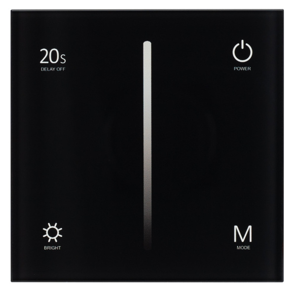 Купить Arlight Панель SMART-P35-DIM-IN Black (230V, 0-10V, Sens, 2.4G) (IP20 Пластик, 5 лет) 028113