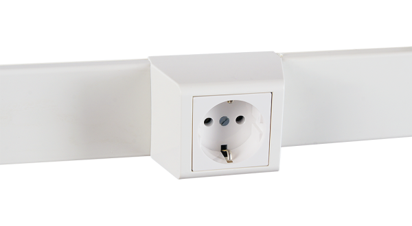 Купить SPL Рамка Mosaic для мини-плинтусов 60х16 на 2 модуля белый (030377 - SPL - 060007S)