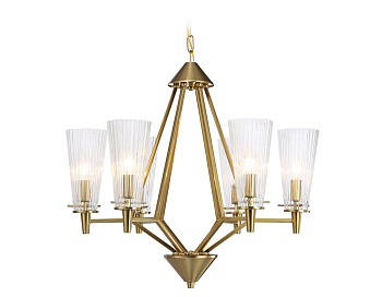 Ambrella Подвесная люстра TR3231/6 BS/FR латунь/белый матовый E14*6 max 40W D610*585