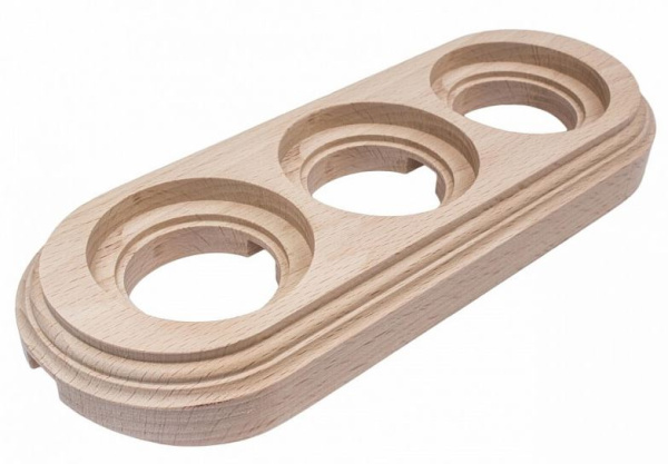 BIRONI Лизетта Бук Натурэль Рамка 3-ая на бревно 200мм BFC20-630-10