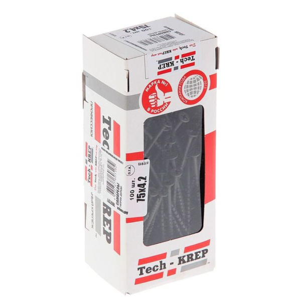 Tech-Krep Саморез ШСГД 4,2х75 (100 шт) - коробка с ок. 102127