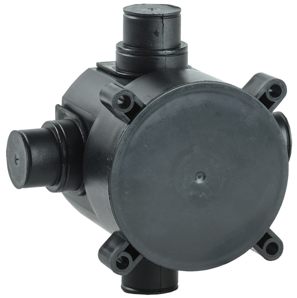 IEK Коробка установочная d=70х72мм для монолит. стр. черная