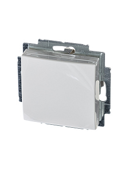 ABB BJB Basic 55 Бел Розетка с/з с крышкой 2CKA002018A0350