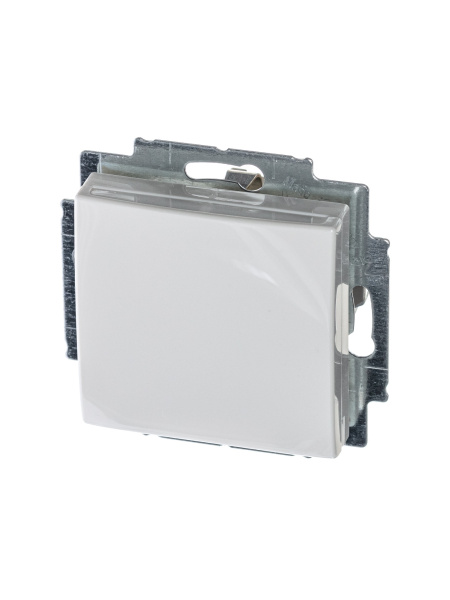 ABB BJB Basic 55 Бел Розетка с/з с крышкой 2CKA002018A0350
