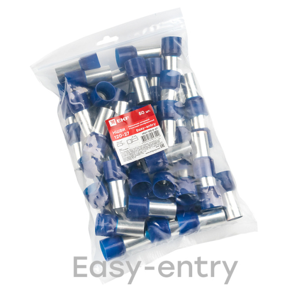 Купить EKF PROxima Наконечник штыревой втулочный НШвИ 120-27 (50шт.)