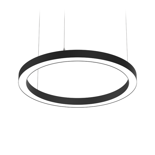 Varton Светодиодный светильник Enso подвесной 65 Вт 810х40 мм 4000 K с рассеивателем опал RAL9005 черный матовый V1-R0-90526-30000-2006540