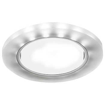 Ambrella Встраиваемый точечный светильник со светодиодной лентой G214 CH/WH хром/матовый GX53+3W(LED WHITE)