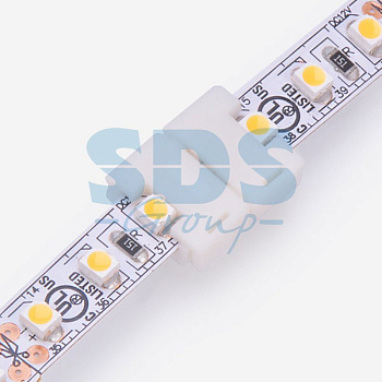 LAMPER Коннектор стыковочный для одноцветных светодиодных лент шириной 8 мм 120 диодов/метр 144-016