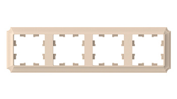 Systeme Electric AtlasDesign Antique Песочный Рамка 4-ая, универсальная