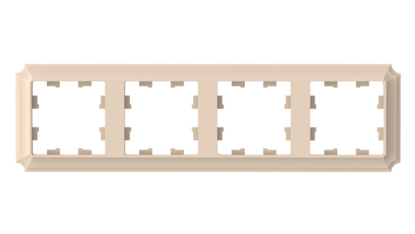 Systeme Electric AtlasDesign Antique Песочный Рамка 4-ая, универсальная