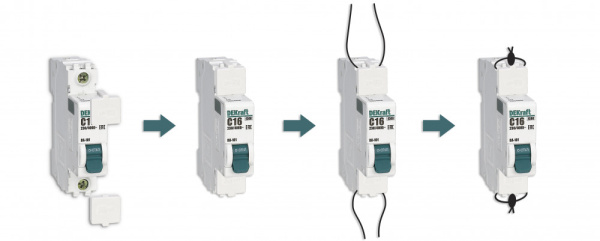 Dekraft Заглушка клем. пломбир. для ВА-101 нов.