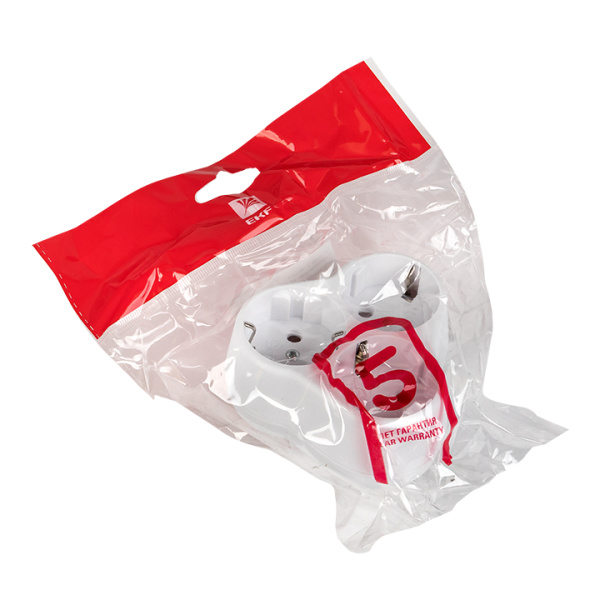 Купить EKF PROxima Тройник 3 гн. с/з круглый бел. 16А 250В ATK16-3