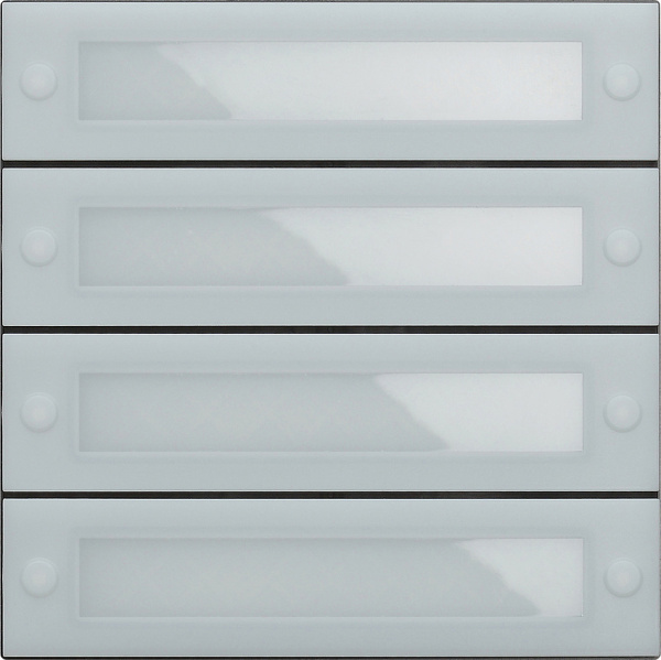 Gira Модуль кнопок вызова System 106 4-местн. с кнопками ввода в экспл. 5539000