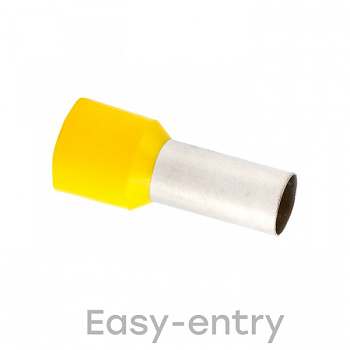 EKF PROxima Наконечник штыревой втулочный изолированный НШвИ 25,0-16 (50шт.)