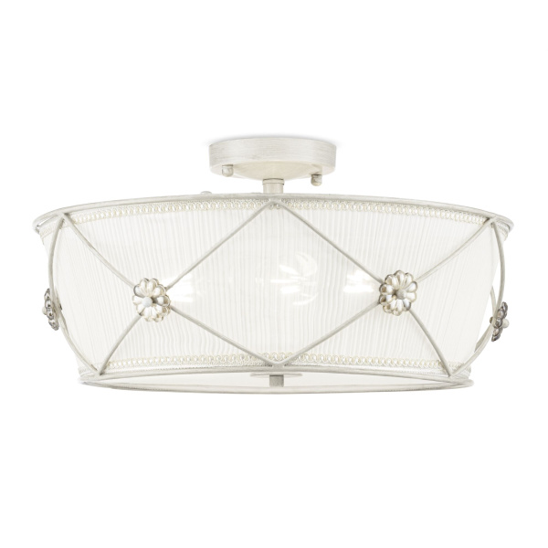 Купить Maytoni Elegant Lea Жемчужный белый Потолочный светильник 3xE27 40W ARM369-03-G