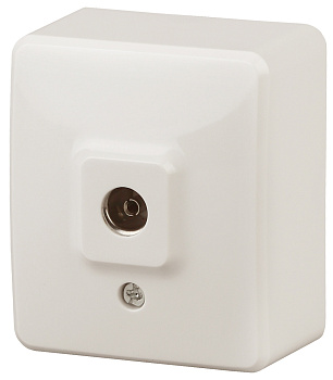 ЭРА 11-3201-02 Эксперт Сл.кость Розетка TV одиночная ОУ