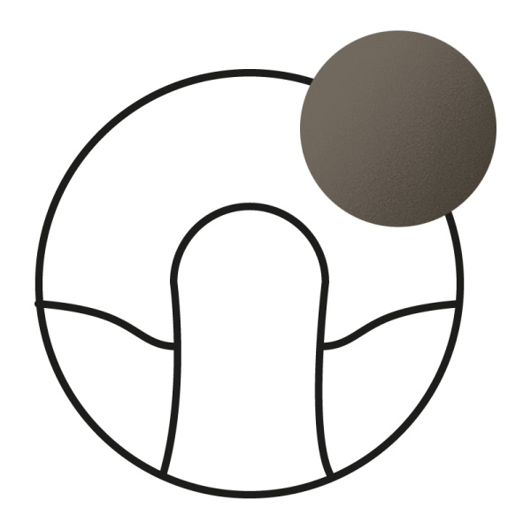 Купить Legrand Celiane2 Графит Накладка вывода кабеля 067941