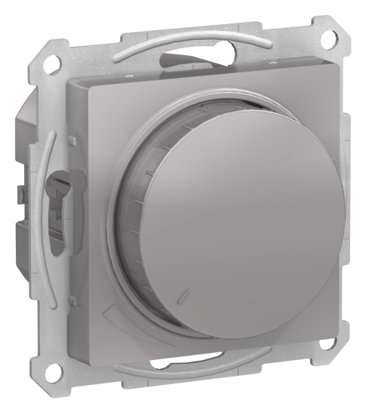 Купить SE AtlasDesign Алюминий Светорегулятор (диммер) поворотно-нажимной, 315Вт, мех. ATN000334