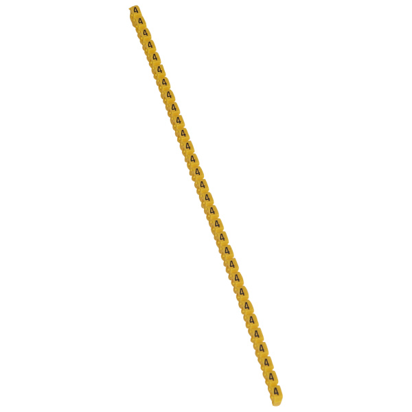 Купить Legrand CAB3 Маркер для кабеля 4 4-6кв.мм. (желтый) (упаковка) 038234