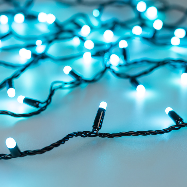 Купить Arlight Светодиодная гирлянда ARD-STRING-CLASSIC-10000-BLACK-100LED-MILK-SYNC RGB (230V, 6.5W) (Ardecoled, IP65) 028214