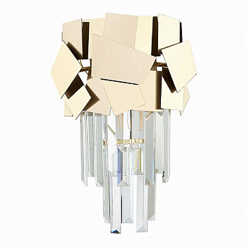 ST LUCE  SL1232.201.01 Бра Золотистый/Прозрачный, Золотистый E14 1*60W