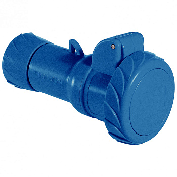 SE PratiKa Розетка кабельная, быстрозажимное соединение, 32А 2P+E IP67 220В PKY32M723