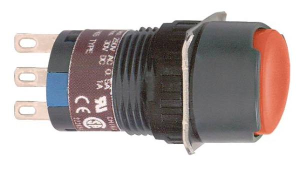 Купить SE Кнопка красная, 16 мм пружинный возврат, круглая XB6EAA41P