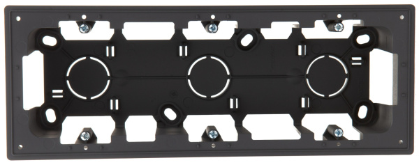 Simon 24 Графит Коробка монтажная для накладного монтажа на 3 модуля 2400753-038