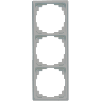 JUNG Рамка для инсталляции в кабельных каналах, 3-кратная серая CD583KGR