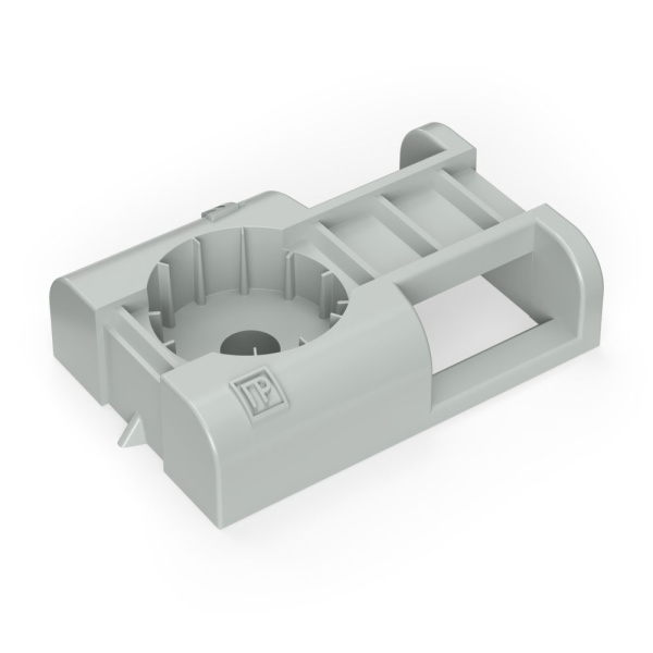 Промрукав Площадка под стяжку для прямого монтажа серая (100шт/1500шт уп/кор) PR13.0396