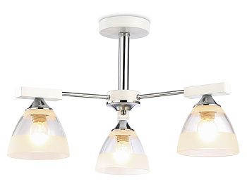 Ambrella Подвесная люстра TR9091/3 WH/CH белый/хром E27*3 max 40W D570*270