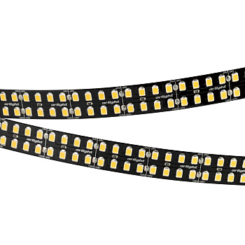 Arlight Светодиодная лента RT-5000-2835-320 24V Warm3000 (BLACK 15mm, 24W/m, IP20) (-) 032610