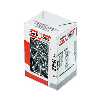 Tech-Krep Саморезы универсальные  16х3,0 мм (500 шт)  оцинкованные - коробка с ок. Tech-Kr 102161