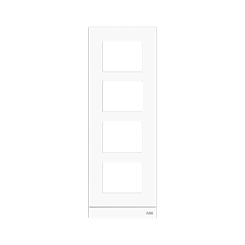 ABB Рамка станции вызова, размер 1/4, белая 2TMA070130W0055