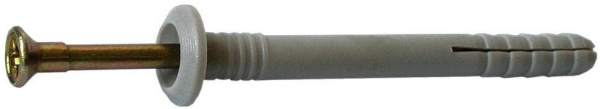 Купить Tech-Krep Дюбель-гвоздь 6х80 гриб. манжета (полипропилен)  (10 шт) - пакет 103902