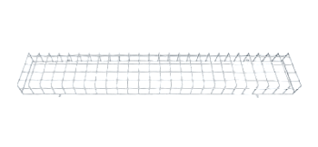 Jazzway Решётка защитная 1300*150*90 белая .5045477