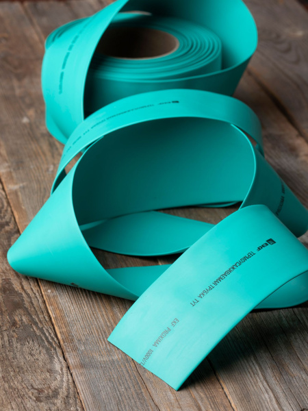 Купить EKF PROxima Термоусаживаемая трубка ТУТ нг 80/40 зелёная рулон