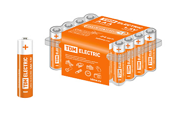 TDM Элемент питания LR03 AAA Alkaline 1,5V BOX-24 SQ1702-0033