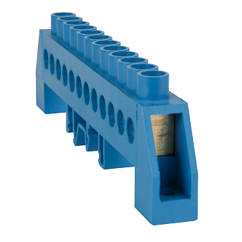 КЭАЗ Шина нулевая  в комбинированной изоляции OptiKit BB-F-PE-DIN-12-8х12-желтый