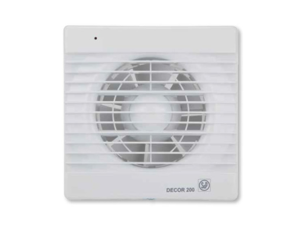 S&P Вентилятор 185 куб.м/ч, 20 Вт, 120 мм DECOR 200 C