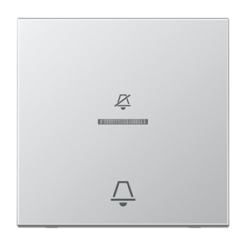 JUNG Клавиша на гостиничный выключатель, корридорный модуль, алюминий ALCUKO5D